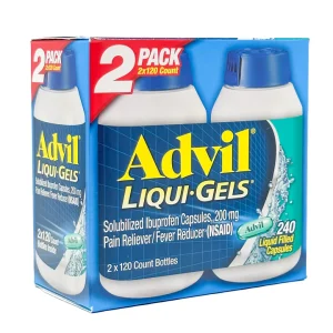 کپسول ژلاتینی ایبوپروفن 200 میلی گرم ادویل بسته 2 عددی Advil Liqui-Gels