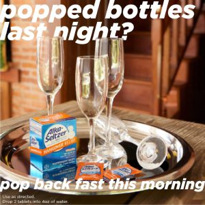 قرص جوشان آلکاسلتزر Alka-Seltzer Hangover Relief