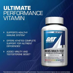 تست بوستر و مولتی ویتامین مردانه گت GAT SPORT MENS MULTI+TEST