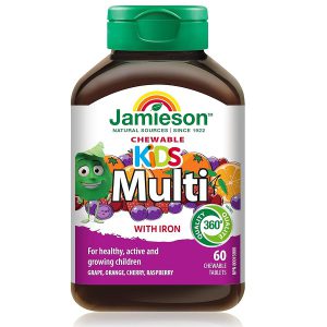 مولتی ویتامین کودکان جمیسون Jamieson Complete Kids Chewable Multi