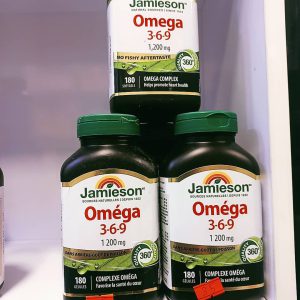 امگا 3 6 9 جمیسون 1200 میلی گرم 180 عدد Jamieson Omega 3-6-9