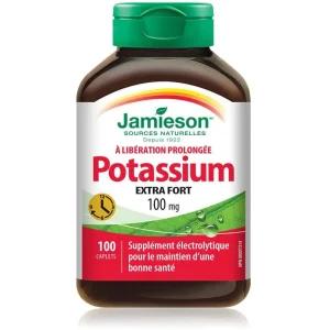 پتاسیم جمیسون 100 میلی گرم 100 عدد Jamieson Potassium