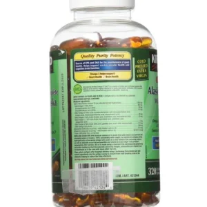 روغن ماهی سالمنون کرکلند Kirkland 100% Wild Alaskan Salmon Whole Fish Oil