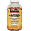 روغن ماهی ترکیبی کرکلند Kirkland Wild Fish Oil Blend Alaskan Salmon Oil