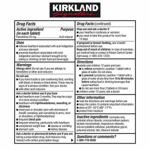 کنترل کننده اسید معده کرکلند Kirkland Signature Acid Controller