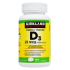 ویتامین دی کرکلند 25 میکروگرم Kirkland Signature Vitamin D3