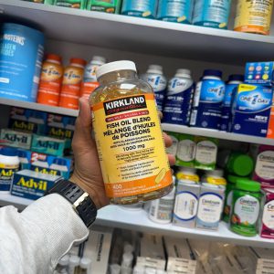 روغن ماهی ترکیبی کرکلند Kirkland Wild Fish Oil Blend Alaskan Salmon Oil