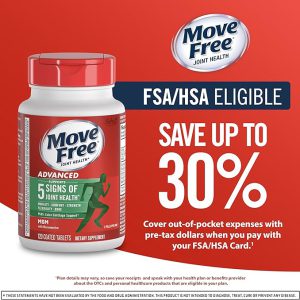 تقویت کننده مفاصل موفری ادونس به همراه ام اس ام Move Free Advanced Plus MSM