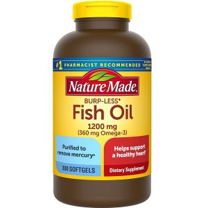 روغن ماهی نیچرمید 1200 میلی گرم 300 عدد