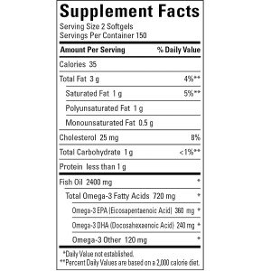 روغن ماهی نیچرمید 1200 میلی گرم 300 عدد