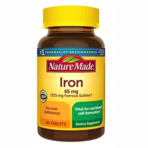 قرص آهن نیچرمید 65 میلی گرم 365 عدد Nature Made Iron