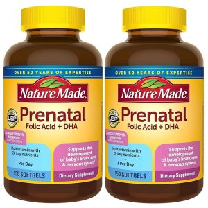مولتی ویتامین دوران بارداری 150 عدد Nature Made Prenatal Multi + DHA