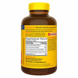 سوپر ویتامین ث نیچرمید Nature Made Super C حاوی ویتامین D و زینک