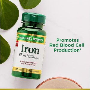 قرص آهن نیچرز بونتی 65 میلی گرم 100 عدد Nature's Bounty Iron