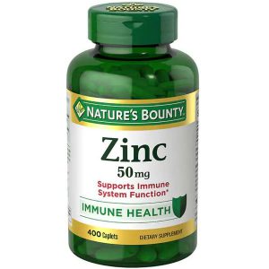 قرص زینک نیچرز بونتی 50 میل 400 عدد Nature's Bounty Zinc