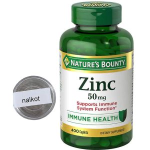 قرص زینک نیچرز بونتی 50 میل 400 عدد Nature's Bounty Zinc