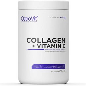 ویتامین سی و کلاژن استرویت 400 گرم OstroVit Collagen + Vitamin C