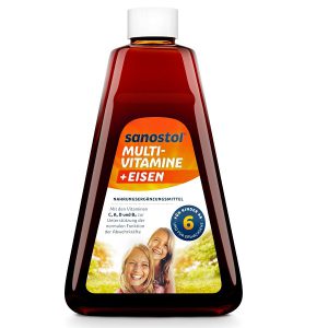 شربت مولتی سانستول حاوی آهن Sanostol Multi-Vitamins