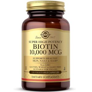 بیوتین سولگار Solgar Biotin 10000 Mcg