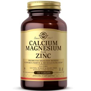 کلسیم منیزیم زینک سولگار Solgar Calcium Magnesium Plus Zinc