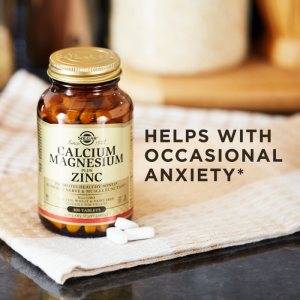 کلسیم منیزیم زینک سولگار Solgar Calcium Magnesium Plus Zinc