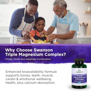 کمپلکس تریپل منیزیم سوانسون Swanson Triple Magnesium Complex