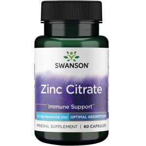 سیترات زینک سوانسون Swanson Zinc Citrate