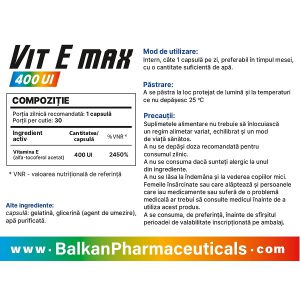 ویتامین E بالکان BP VIT E MAX SOFTGELS