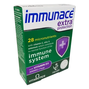 قرص ایمیونس اکسترا ویتابیوتیکس VITABIOTICS Immunace Extra Protection