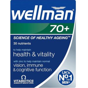 مولتی ویتامین مردانه ویتابیوتیکس VITABIOTICS WELLMAN 70 PLUS