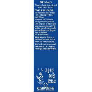 مولتی ویتامین مردانه ول من اسپرت ویتابیوتیکس VITABIOTICS Wellman Sport