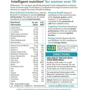 مولتی ویتامین زنانه ول ومن ویتابیوتیکس VITABIOTICS Wellwoman 70 PLUS