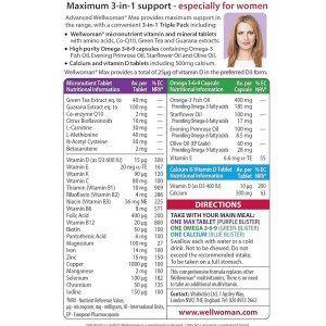 مولتی ویتامین زنانه ول ومن مکس ویتابیوتیکس VITABIOTICS Wellwoman Max