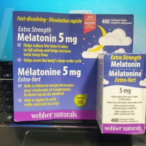 ملاتونین وبر نچرالز 400 عدد Webber Extra Strength Melatonin 5mg