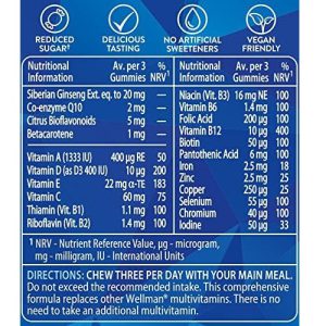 پاستیل مولتی ویتامین ول من ویتابیوتیکس VITABIOTICS WELLMAN GUMMIES