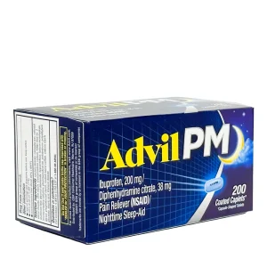 قرص گچی ایبوپروفن 200 میلی گرم ادویل شب Advil PM