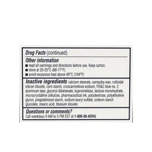 قرص گچی ایبوپروفن 200 میلی گرم ادویل شب Advil PM