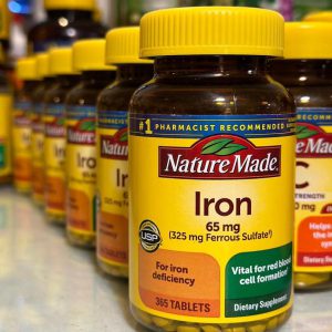 قرص آهن نیچرمید 65 میلی گرم 365 عدد Nature Made Iron