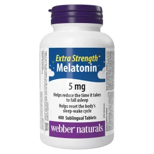 ملاتونین وبر نچرالز 400 عدد Webber Extra Strength Melatonin 5mg