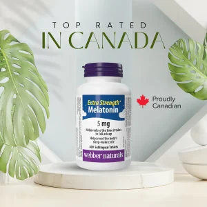 ملاتونین وبر نچرالز 400 عدد Webber Extra Strength Melatonin 5mg