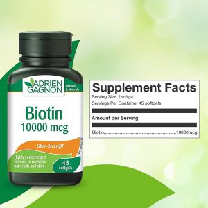 بیوتین ادرین گگنون 10000 میکروگرم 45 عدد Adrien Gagnon Biotin