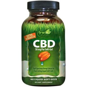 سی بی دی اروین نچرالز 50 میل 60 عدد Irwin Naturals CBD