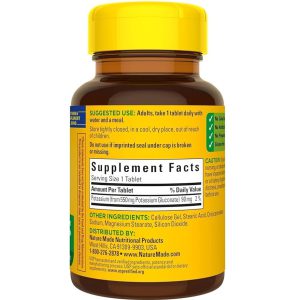 پتاسیم گلوکونات نیچرمید 550 میل 100 عدد Nature Made Potassium Gluconate