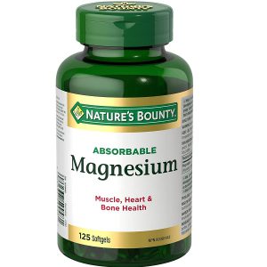 منیزیم نیچرز بونتی 125 عدد Nature's Bounty Absorbable Magnesium