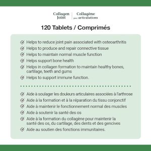 کلاژن جوینت نیچرز بونتی 120 عدد همراه با کلسیم و ویتامین c