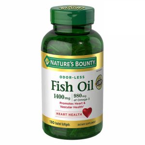 روغن ماهی نیچرز بونتی 1400 میلی گرم 130 عدد Nature's Bounty Fish Oil