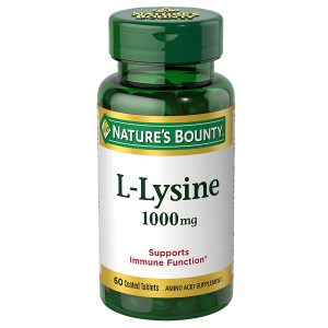 ال لیزین نیچرز بونتی 1000 میلی گرم 60 عدد Nature's Bounty L-Lysine