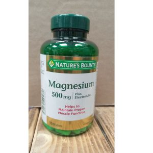 منیزیم نیچرز بونتی 500 میلی گرم 150 عدد به همراه الکترولیت