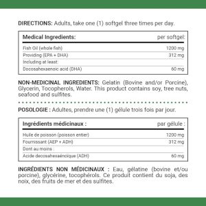 امگا 3 نیچرز بونتی 1200 میلی گرم 200 عدد Nature's Bounty Omega-3