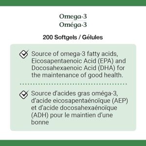 امگا 3 نیچرز بونتی 1200 میلی گرم 200 عدد Nature's Bounty Omega-3